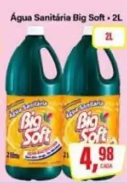 Rede Supermarket Água Sanitária Big Soft oferta