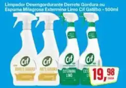 Rede Supermarket Limpador Desengordurante Derrete Gordura ou Espuma Milagrosa Extermína Limo Cif oferta