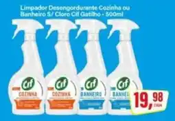Rede Supermarket Limpador Desengordurante Cozinha ou Banheiro S/ Cloro Cif Gatilho oferta