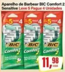 Rede Supermarket Aparelho de Barbear Bic Comfort 2 Sensitive oferta