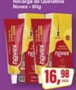 Rede Supermarket Recarga de Queratina Novex oferta