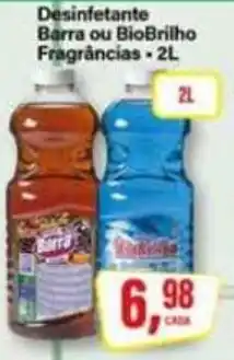 Rede Supermarket Desinfetante Barra ou BioBrilho Fragrâncias oferta