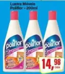 Rede Supermarket Lustra Móveis Poliflor oferta