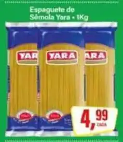 Rede Supermarket Espaguete de Sêmola Yara oferta