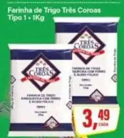 Rede Supermarket Farinha de Trigo Três Coroas Tipo 1 oferta