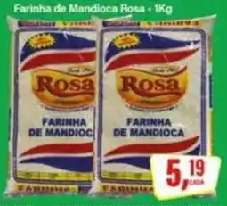 Rede Supermarket Farinha de Mandioca Rosa oferta