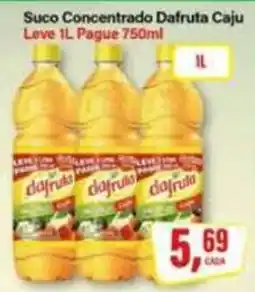 Rede Supermarket Suco Concentrado Dafruta Caju oferta