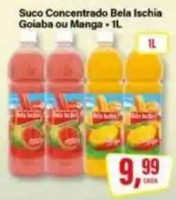 Rede Supermarket Suco Concentrado Bela Ischia Goiaba ou Manga oferta