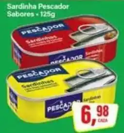 Rede Supermarket Sardinha pescador sabores oferta