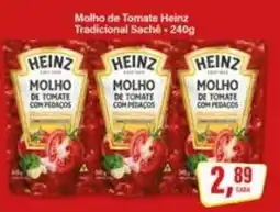 Rede Supermarket molho de tomate heinz tradicional sachê oferta