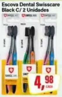 Rede Supermarket Escova Dental Swisscare Black C oferta