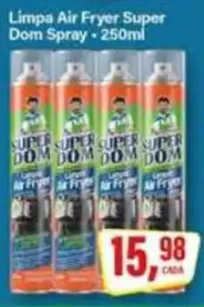 Rede Supermarket limpa air fryer super dom spray oferta