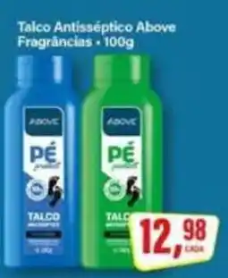 Rede Supermarket Talco Antisséptico Above Fragrâncias oferta