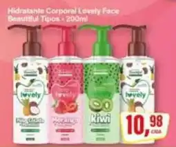 Rede Supermarket Hidratante Corporal Lovely Face Beautiful Tipos oferta