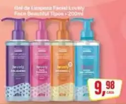 Rede Supermarket Gel de Limpoza Facial Lovely Face Beautiful Tipos oferta