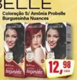 Rede Supermarket Coloração S/ Amônia Probelle Burguesinha Nuances oferta