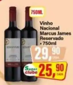 Rede Supermarket Vinho Nacional Marcus James Reservado oferta