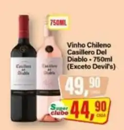 Rede Supermarket Vinho chileno casillero del diablo oferta