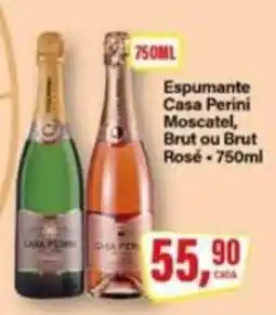 Rede Supermarket Espumante Casa Perini Moscatel, Brut ou Brut Rosé oferta