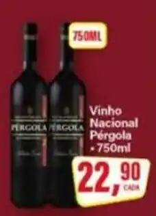 Rede Supermarket Vinho Nacional Pergola oferta