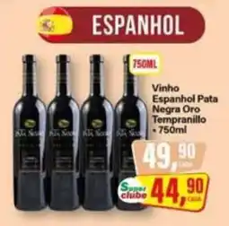 Rede Supermarket Vinho espanhol pata negra oro tempranillo oferta