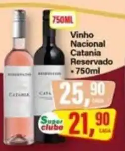 Rede Supermarket Vinho Nacional Catania Reservado oferta