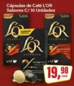 Rede Supermarket Cápsulas de Café L'OR Sabores C/ 10 Unidades oferta