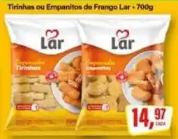 Rede Supermarket Tirinhas ou Empanitos de Frango Lar oferta