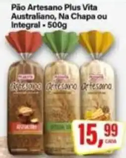 Rede Supermarket Pão Artesano Plus Vita Australiano oferta