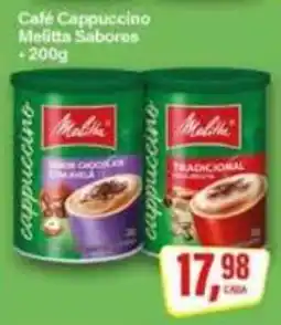 Rede Supermarket Café Cappuccino Melitta Sabores oferta