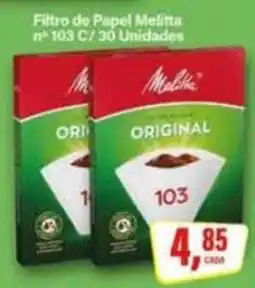 Rede Supermarket Filtro de papel melitta original oferta
