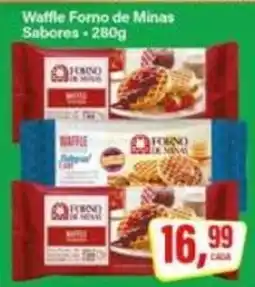 Rede Supermarket Waffle Forno de Minas Sabores oferta