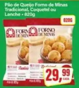 Rede Supermarket Pão de Queijo Forno de Minas Tradicional, Coquetel ou Lanche oferta