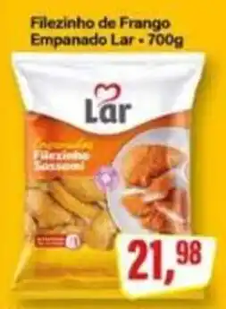 Rede Supermarket Filezinho de Frango Empanado Lar oferta