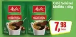 Rede Supermarket Café Solúvel Melitta oferta