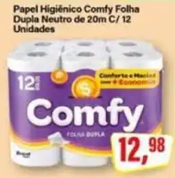 Rede Supermarket Papel Higiênico Comfy Folha Dupla Neutro oferta