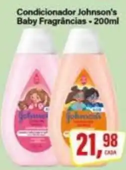 Rede Supermarket Condicionador Johnson's Baby Fragrâncias oferta