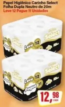 Rede Supermarket Papel Higiênico Carinho Select oferta