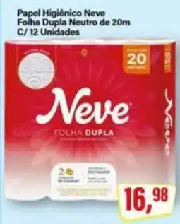 Rede Supermarket Papel Higiênico Neve Folha Dupla Neutro oferta