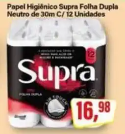 Rede Supermarket Papel Higiênico Supra Folha Dupla Neutro oferta