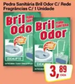 Rede Supermarket Pedra Sanitária Bril Odor C/ Rede Fragrâncias C/ 1 Unidade oferta