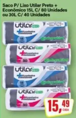 Rede Supermarket Saco P/ Lixo Utilar Preto oferta