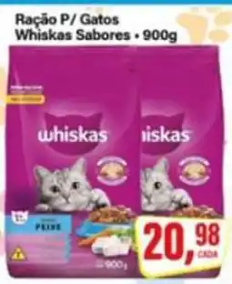 Rede Supermarket Ração P/ Gatos Whiskas Sabores oferta