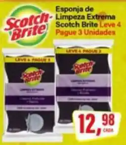 Rede Supermarket Esponja de Limpeza Extrema Scotch Brite Leve 4 oferta
