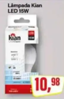 Rede Supermarket Lâmpada Kian LED 15W oferta