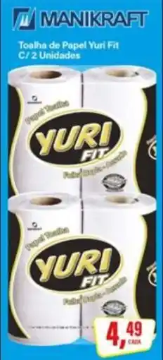 Rede Supermarket Toalha de Papel Yuri Fit oferta