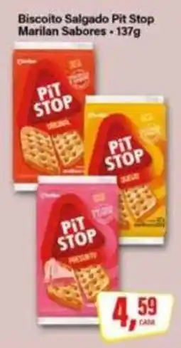 Rede Supermarket Biscoito Salgado Pit Stop Marilian Sabores oferta