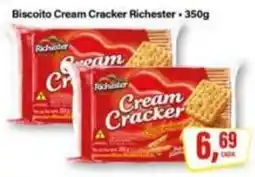 Rede Supermarket Biscoito cream cracker richester oferta