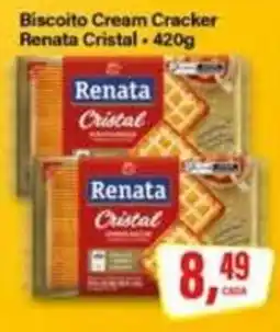 Rede Supermarket Biscoito cream cracker renata cristal oferta