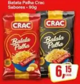 Rede Supermarket Batata Palha Crac Sabores oferta